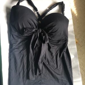 Coco reef black tankini top